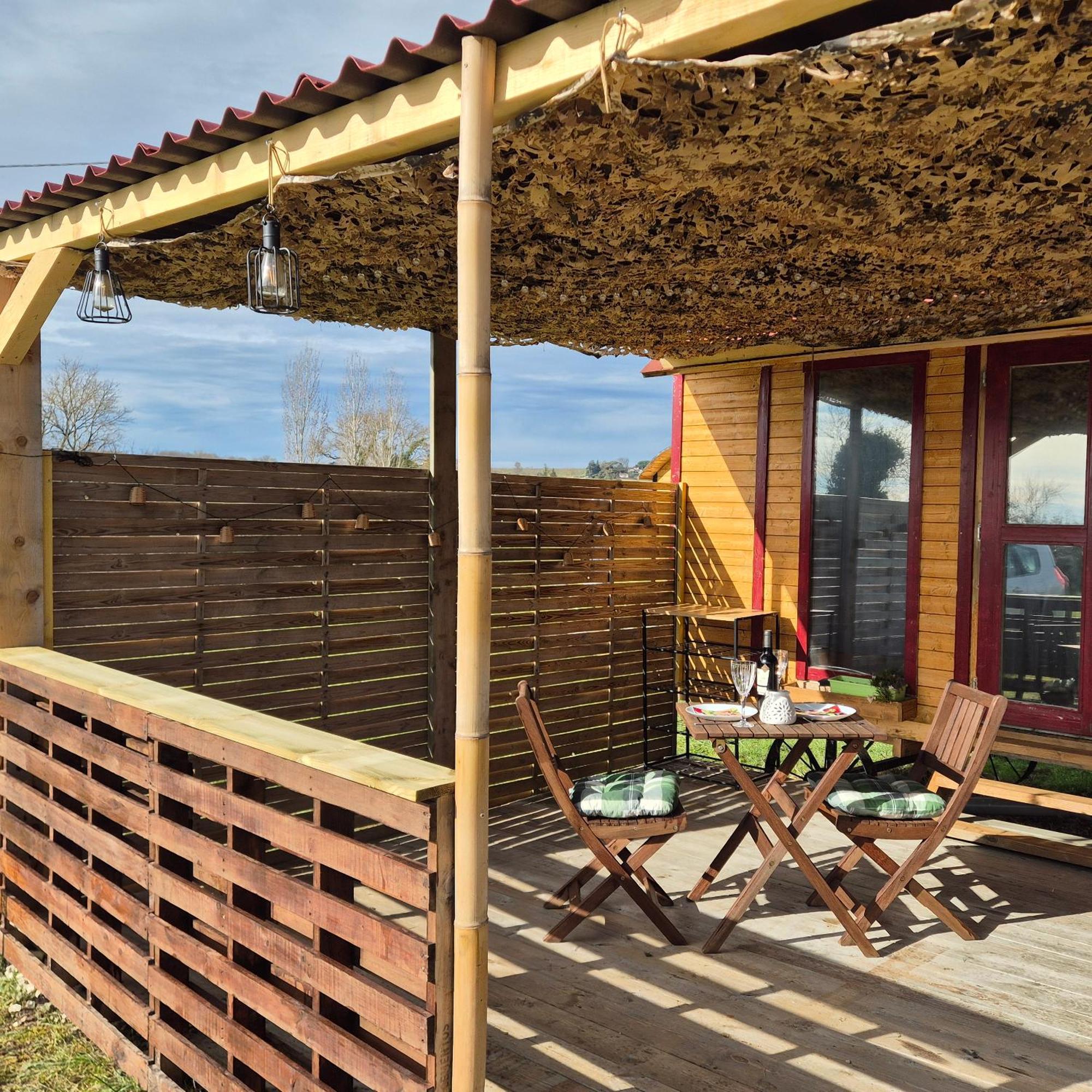 Roulotte „Couleur“ Villa Condom Exterior photo